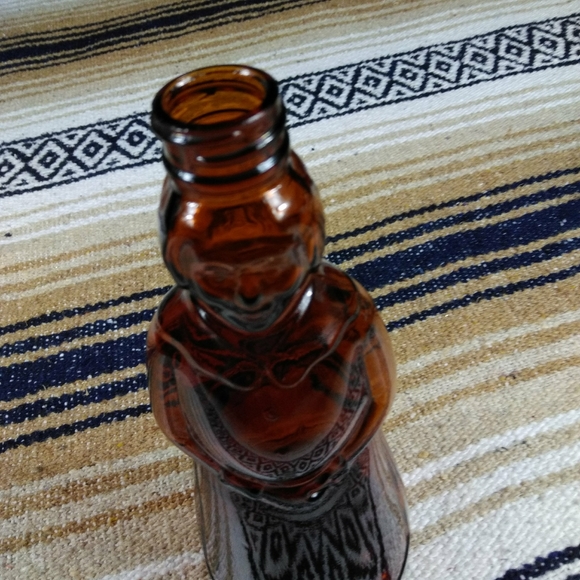 GLASS SYRUP BOTTLE WITH LID VINTAGE - Picture 13 of 16